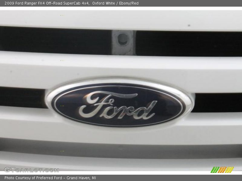 Oxford White / Ebony/Red 2009 Ford Ranger FX4 Off-Road SuperCab 4x4
