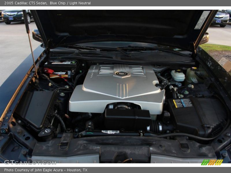 Blue Chip / Light Neutral 2005 Cadillac CTS Sedan
