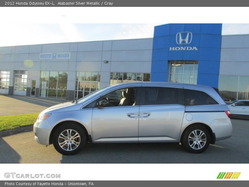 Alabaster Silver Metallic / Gray 2012 Honda Odyssey EX-L