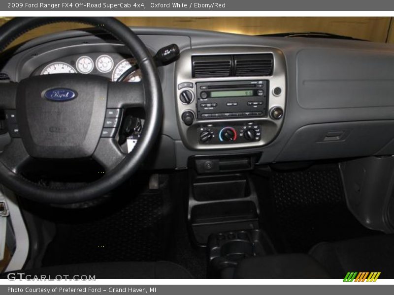 Oxford White / Ebony/Red 2009 Ford Ranger FX4 Off-Road SuperCab 4x4