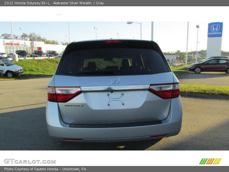 Alabaster Silver Metallic / Gray 2012 Honda Odyssey EX-L
