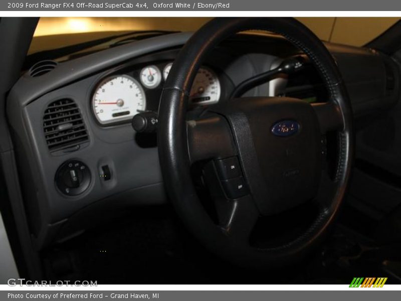 Oxford White / Ebony/Red 2009 Ford Ranger FX4 Off-Road SuperCab 4x4