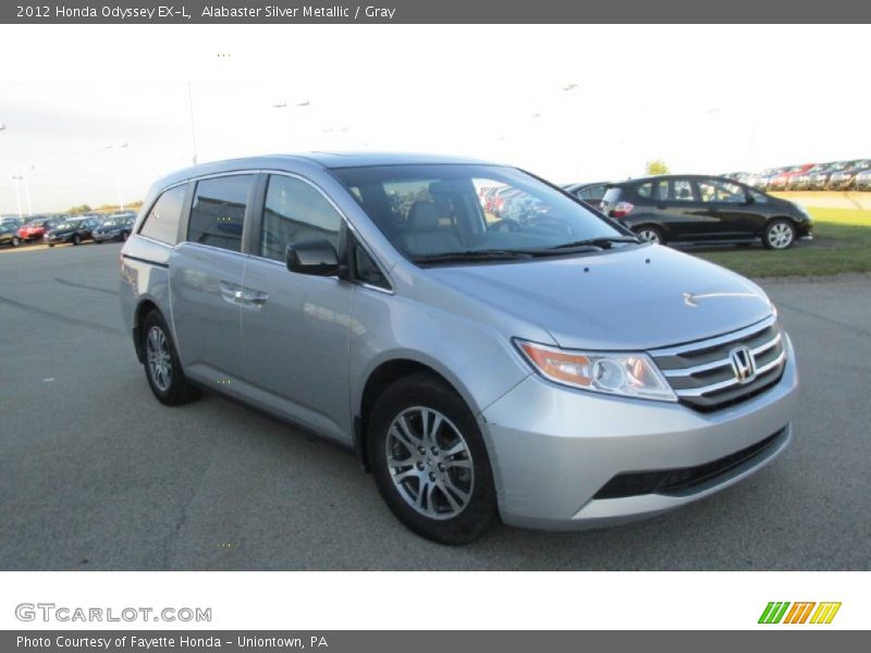 Alabaster Silver Metallic / Gray 2012 Honda Odyssey EX-L