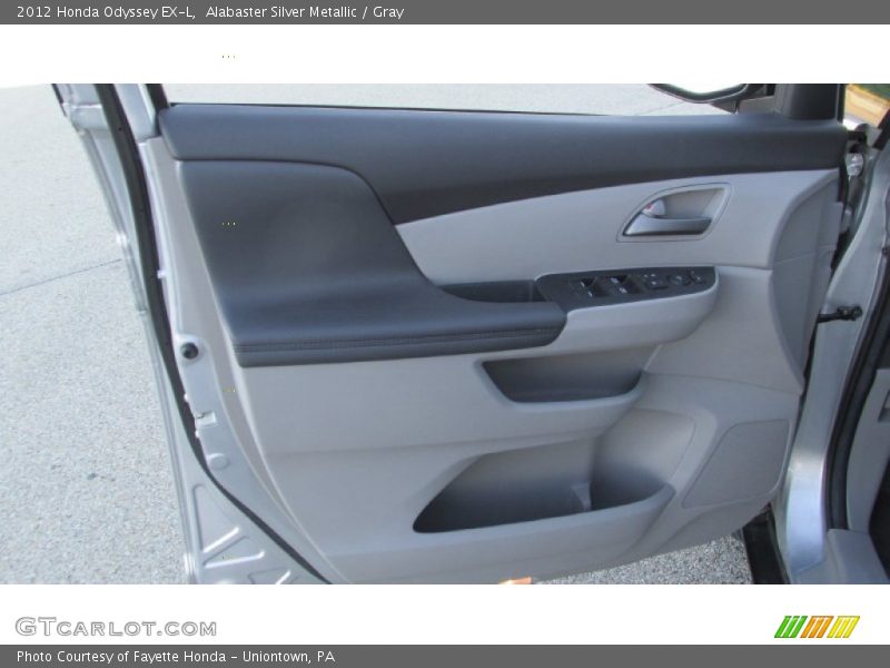 Alabaster Silver Metallic / Gray 2012 Honda Odyssey EX-L