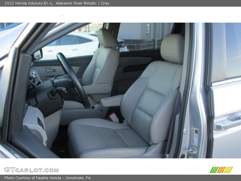Alabaster Silver Metallic / Gray 2012 Honda Odyssey EX-L