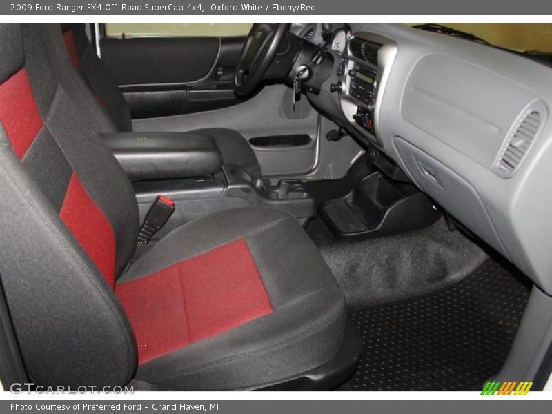 Oxford White / Ebony/Red 2009 Ford Ranger FX4 Off-Road SuperCab 4x4