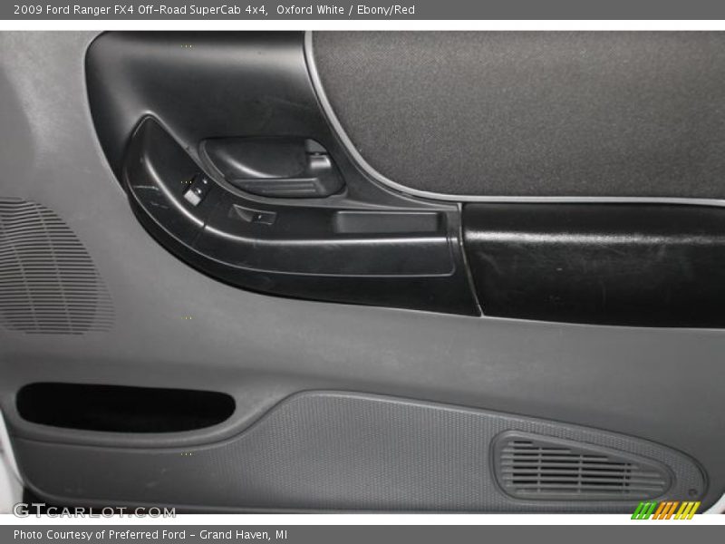 Oxford White / Ebony/Red 2009 Ford Ranger FX4 Off-Road SuperCab 4x4