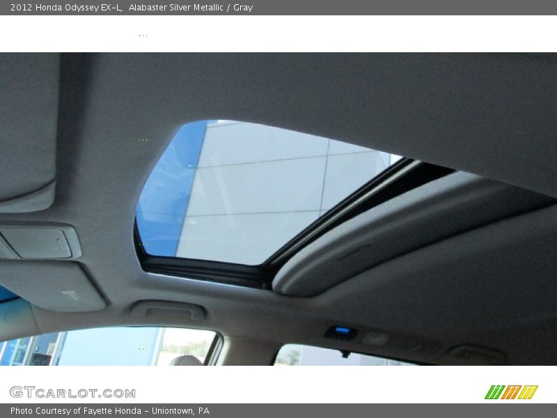 Alabaster Silver Metallic / Gray 2012 Honda Odyssey EX-L