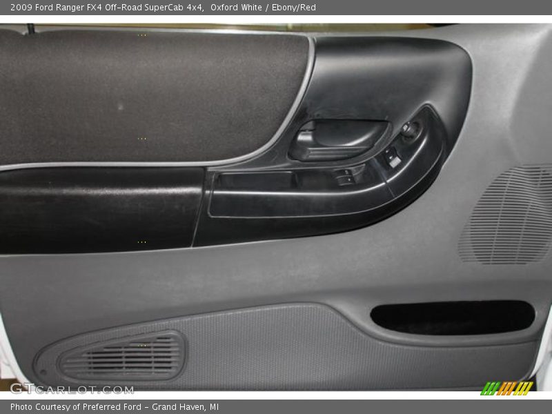 Oxford White / Ebony/Red 2009 Ford Ranger FX4 Off-Road SuperCab 4x4