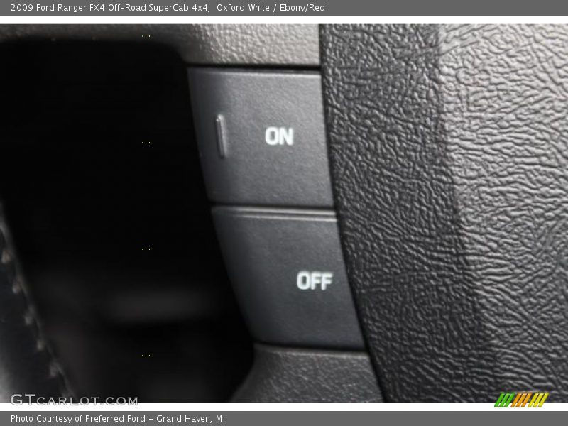 Oxford White / Ebony/Red 2009 Ford Ranger FX4 Off-Road SuperCab 4x4