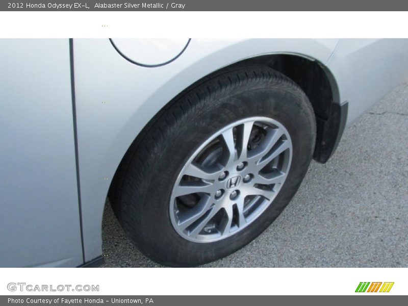 Alabaster Silver Metallic / Gray 2012 Honda Odyssey EX-L