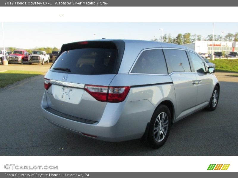 Alabaster Silver Metallic / Gray 2012 Honda Odyssey EX-L