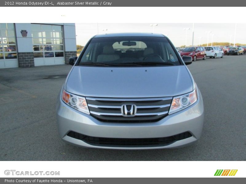 Alabaster Silver Metallic / Gray 2012 Honda Odyssey EX-L