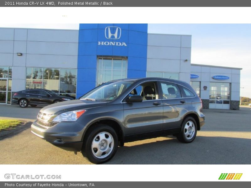 Polished Metal Metallic / Black 2011 Honda CR-V LX 4WD