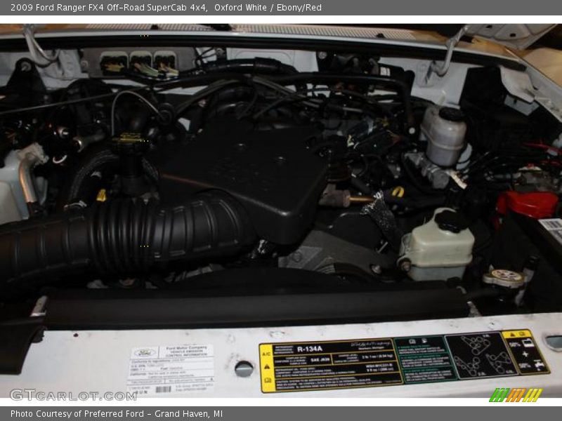 Oxford White / Ebony/Red 2009 Ford Ranger FX4 Off-Road SuperCab 4x4