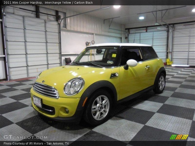Interchange Yellow / Carbon Black 2011 Mini Cooper Hardtop