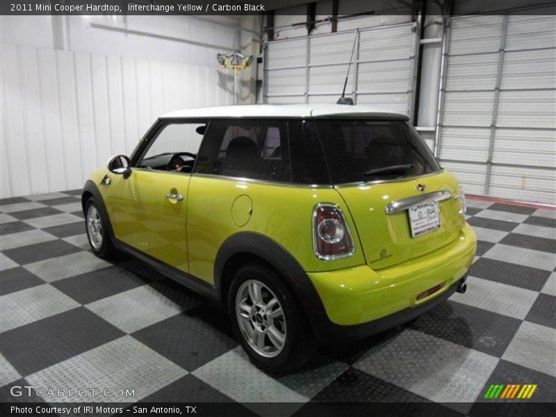 Interchange Yellow / Carbon Black 2011 Mini Cooper Hardtop