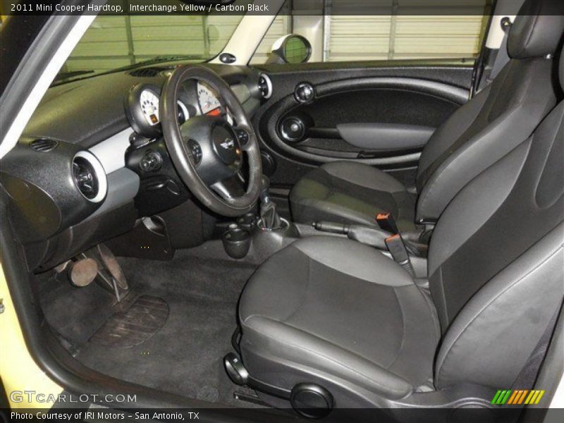 Interchange Yellow / Carbon Black 2011 Mini Cooper Hardtop