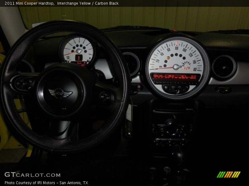 Interchange Yellow / Carbon Black 2011 Mini Cooper Hardtop
