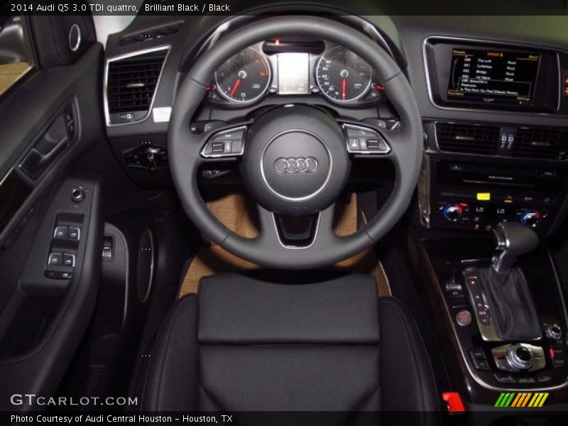 Brilliant Black / Black 2014 Audi Q5 3.0 TDI quattro