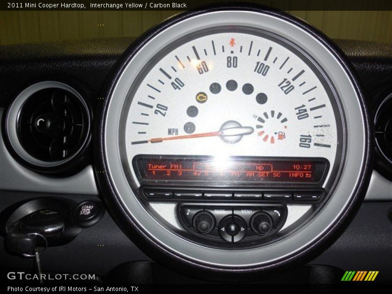 Interchange Yellow / Carbon Black 2011 Mini Cooper Hardtop