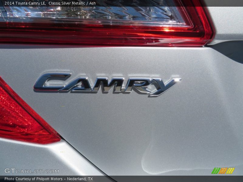 Classic Silver Metallic / Ash 2014 Toyota Camry LE