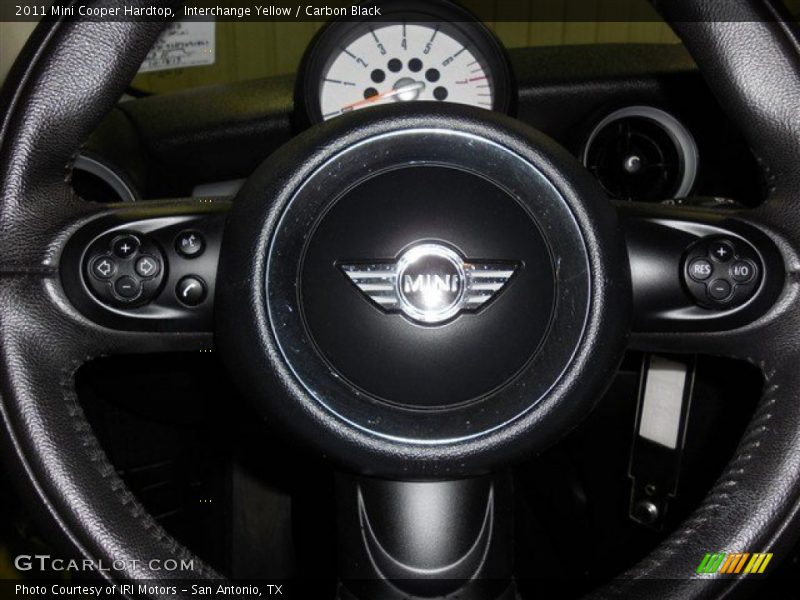 Interchange Yellow / Carbon Black 2011 Mini Cooper Hardtop