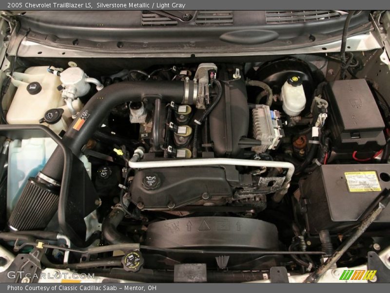Silverstone Metallic / Light Gray 2005 Chevrolet TrailBlazer LS