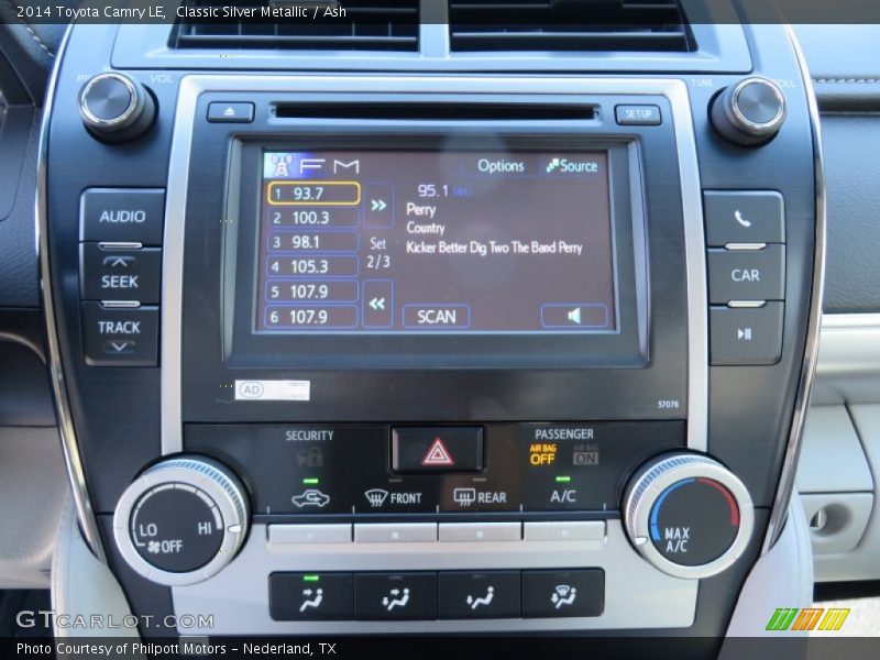 Classic Silver Metallic / Ash 2014 Toyota Camry LE