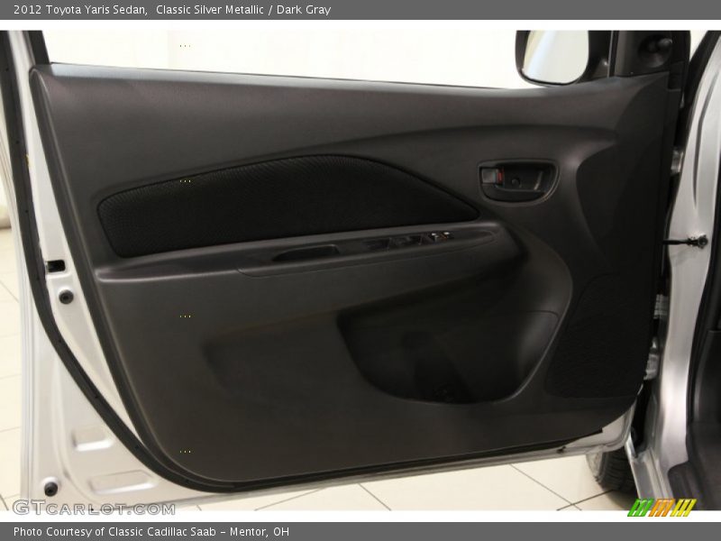 Classic Silver Metallic / Dark Gray 2012 Toyota Yaris Sedan