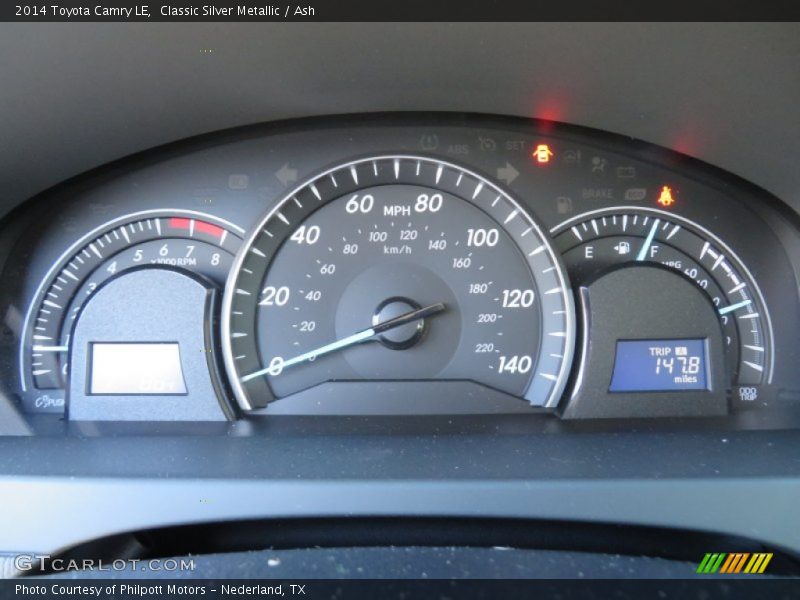 Classic Silver Metallic / Ash 2014 Toyota Camry LE