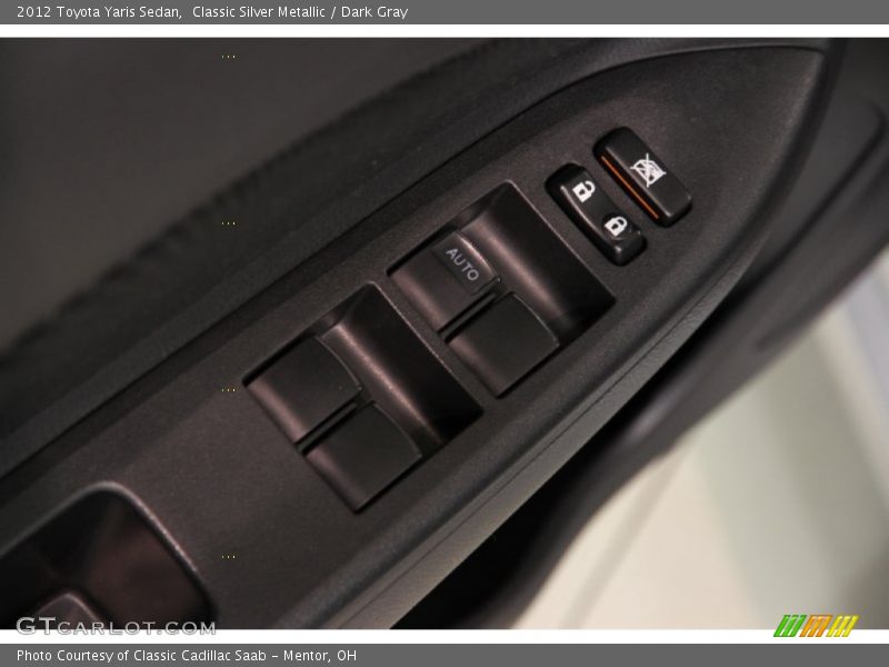 Classic Silver Metallic / Dark Gray 2012 Toyota Yaris Sedan