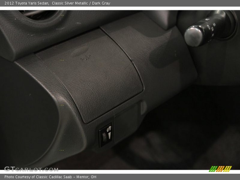 Classic Silver Metallic / Dark Gray 2012 Toyota Yaris Sedan