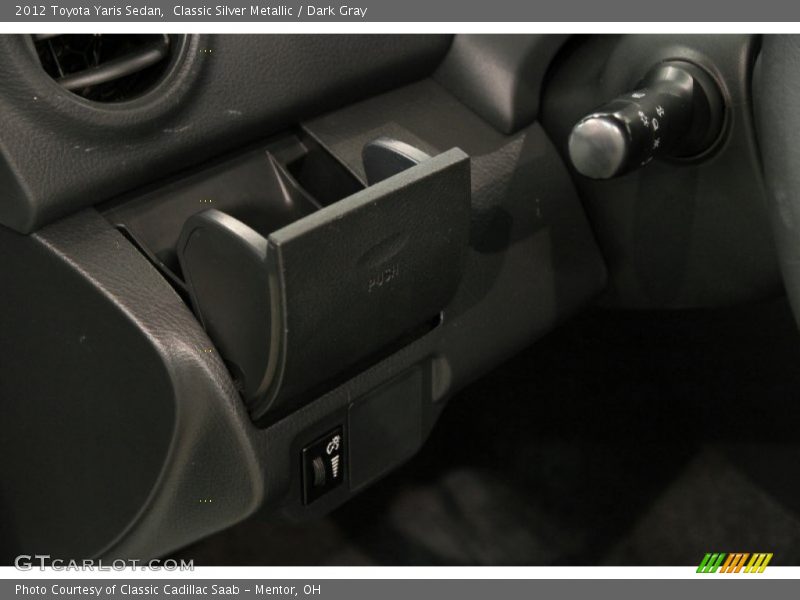 Classic Silver Metallic / Dark Gray 2012 Toyota Yaris Sedan