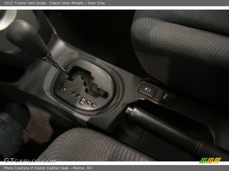 Classic Silver Metallic / Dark Gray 2012 Toyota Yaris Sedan