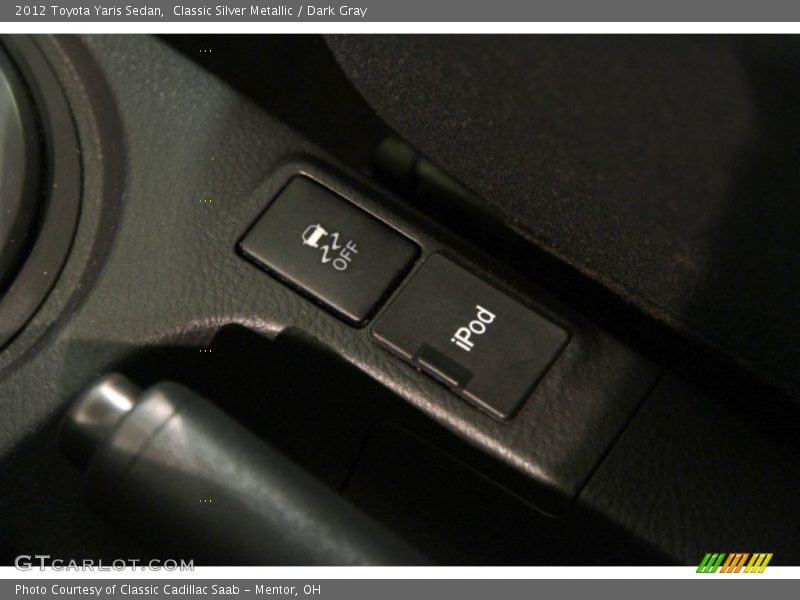 Classic Silver Metallic / Dark Gray 2012 Toyota Yaris Sedan