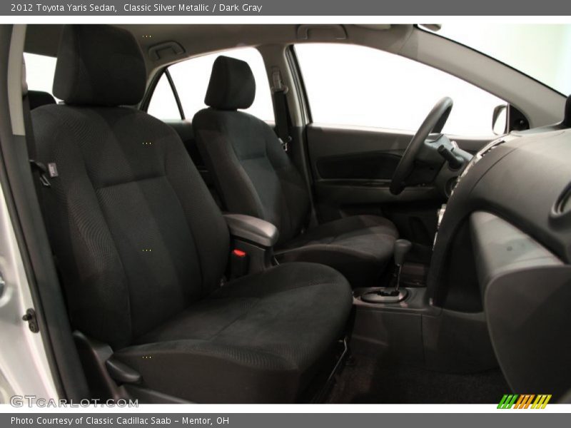 Classic Silver Metallic / Dark Gray 2012 Toyota Yaris Sedan