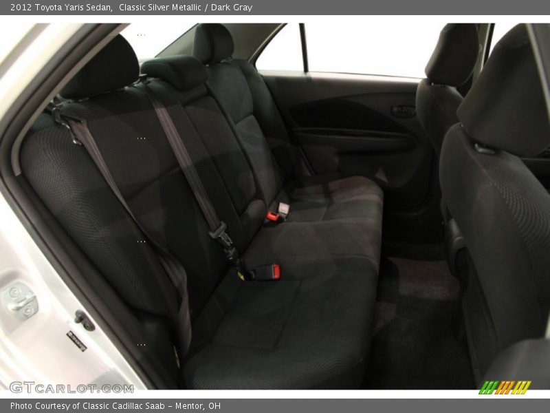 Classic Silver Metallic / Dark Gray 2012 Toyota Yaris Sedan
