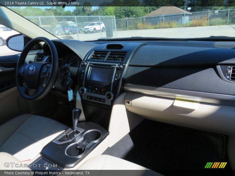 Super White / Ivory 2014 Toyota Camry LE