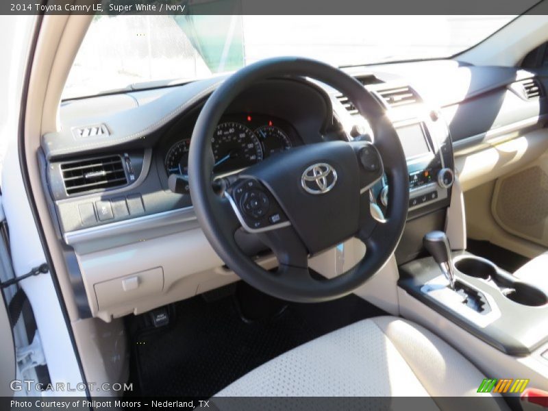 Super White / Ivory 2014 Toyota Camry LE