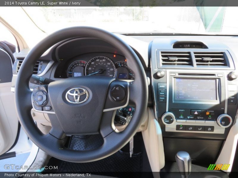 Super White / Ivory 2014 Toyota Camry LE