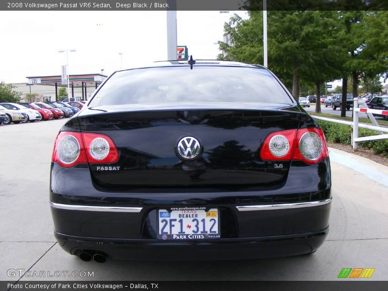 Deep Black / Black 2008 Volkswagen Passat VR6 Sedan