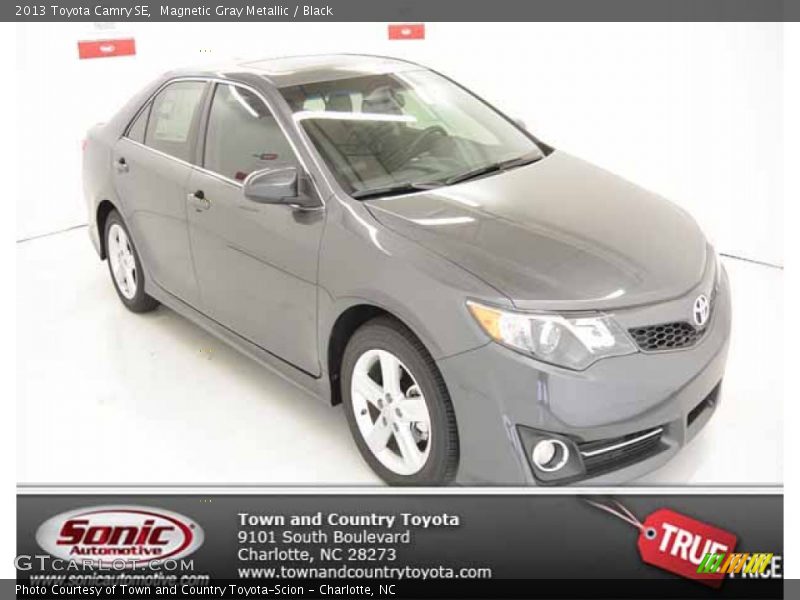 Magnetic Gray Metallic / Black 2013 Toyota Camry SE