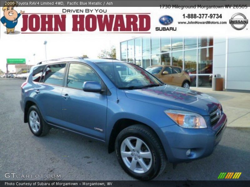 Pacific Blue Metallic / Ash 2006 Toyota RAV4 Limited 4WD
