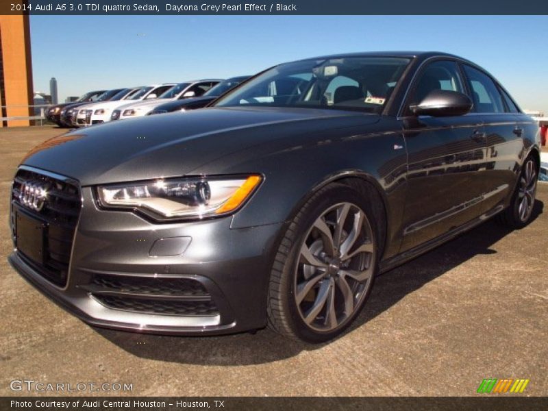 Daytona Grey Pearl Effect / Black 2014 Audi A6 3.0 TDI quattro Sedan