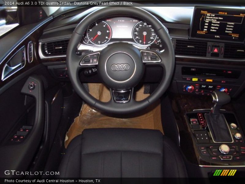 Daytona Grey Pearl Effect / Black 2014 Audi A6 3.0 TDI quattro Sedan