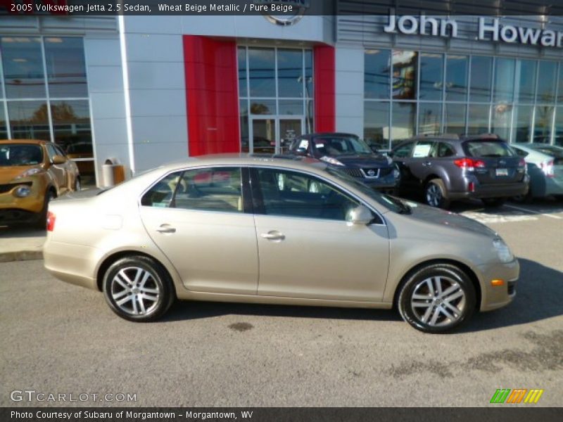 Wheat Beige Metallic / Pure Beige 2005 Volkswagen Jetta 2.5 Sedan