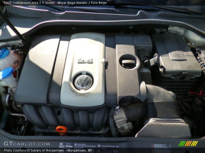Wheat Beige Metallic / Pure Beige 2005 Volkswagen Jetta 2.5 Sedan