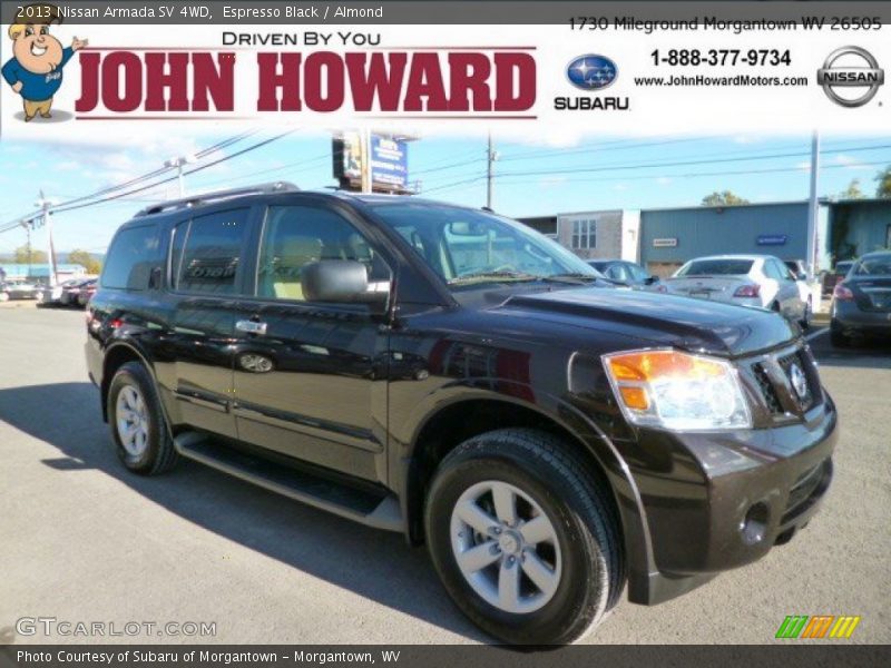 Espresso Black / Almond 2013 Nissan Armada SV 4WD