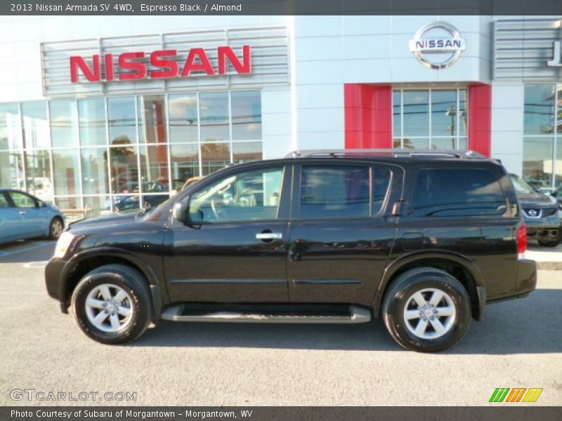 Espresso Black / Almond 2013 Nissan Armada SV 4WD